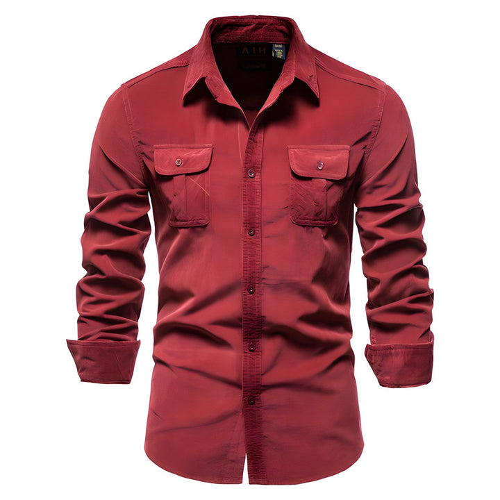 Trendy herreskjorte med casual snit, et must-have til den moderne mands garderobe.