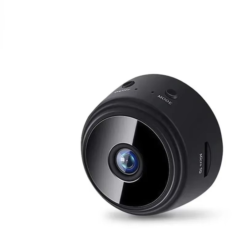 "Trådløst HD-bakkamera med 6 LED'er for nattesyn, magnetisk montering, 1080P video og kompakt design til køretøjer."