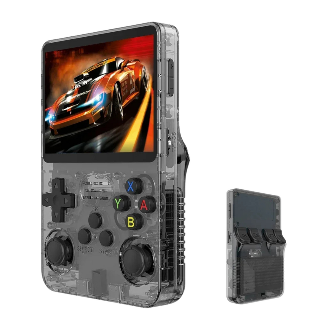 Ideel gave: Bærbar retro gamingkonsol for fans af klassiske video spil og underholdning, HD skærm.