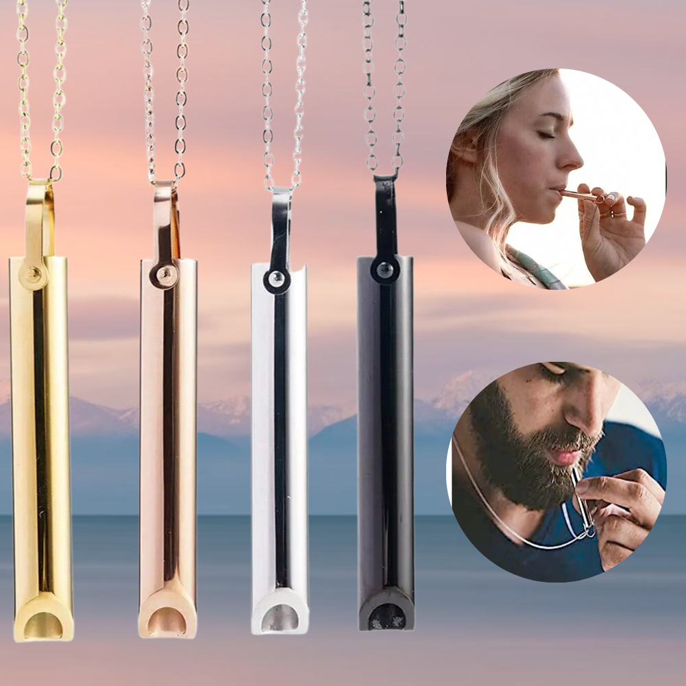 Elegant breath necklace der hjælper med rygestop. Naturlig, nikotinfri løsning for at slippe afhængigheden.