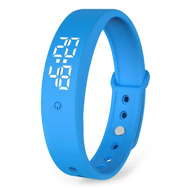 Unisex smartwatch med vibrationsalarm og vandtæt design. Ideelt til fitness & daglig brug.