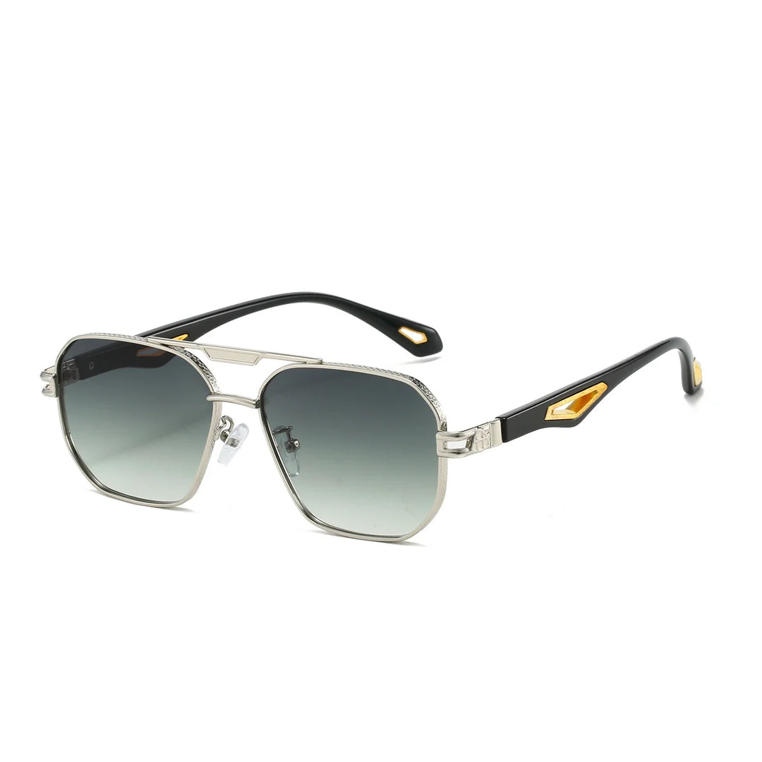 Krystalklar udsigt med disse unisex solbriller med anti-refleks & UV400 beskyttelse. Elegant metal design.