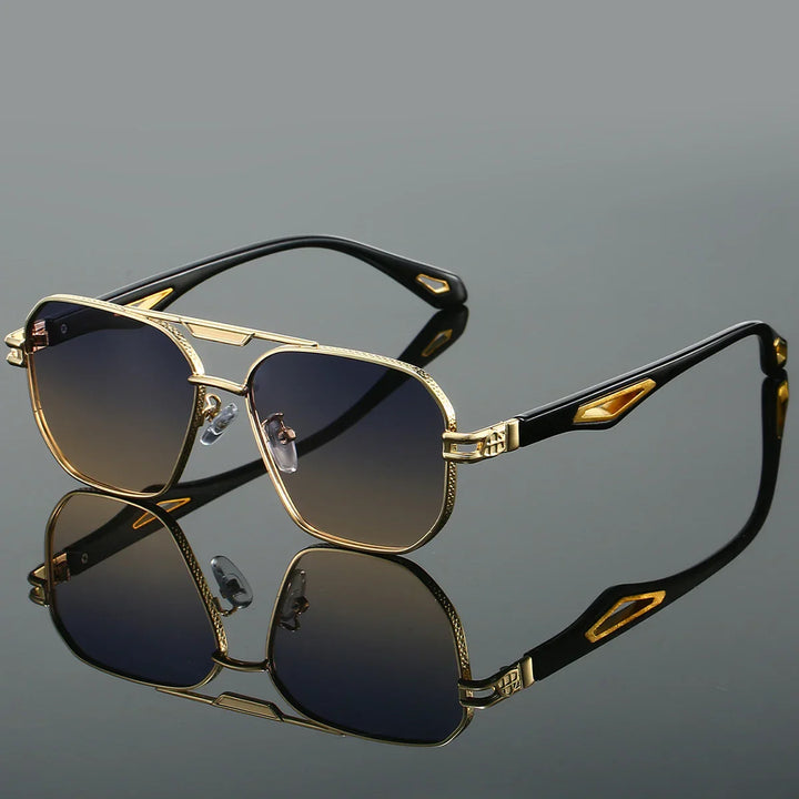 Detaljebillede af anti-refleks glas i unisex solbriller. Giver UV400 beskyttelse og skarphed i synet.