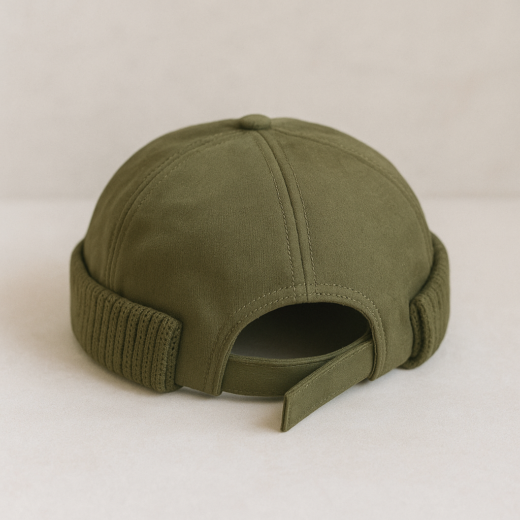 Komfortabel varm unisex vinterhue. Vintage beanie i bomuld/polyester, ideel til kolde dage.