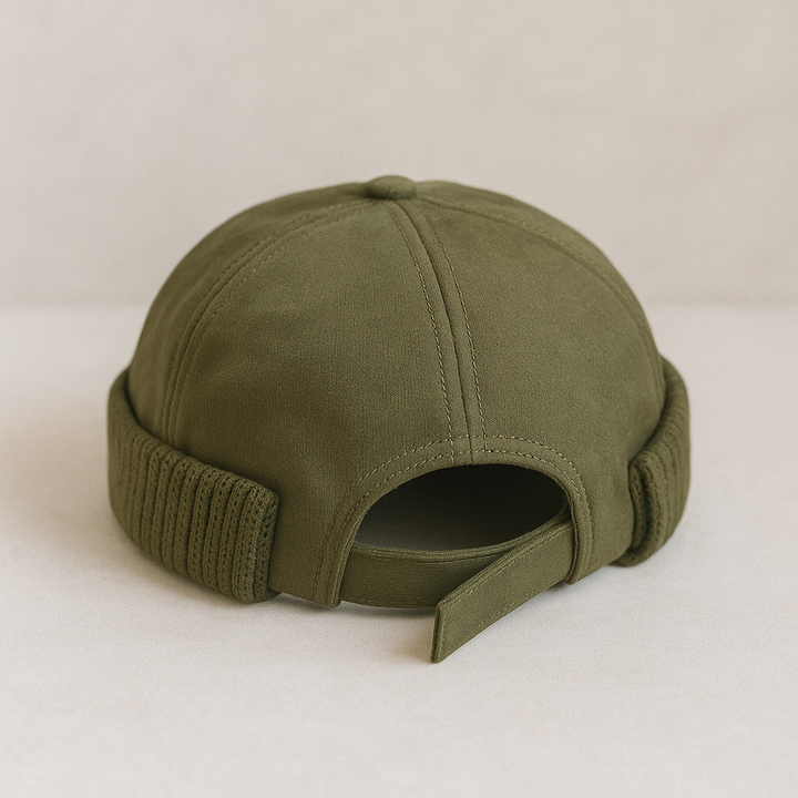 Komfortabel varm unisex vinterhue. Vintage beanie i bomuld/polyester, ideel til kolde dage.